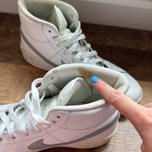 Nike Court Royale 2 Mid White & Gray Women’s size 10 - Picture 9 of 10